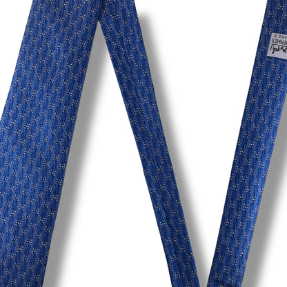 【7524】良品！エルメス　ネクタイ　ブルー系