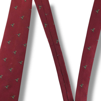 【7526】良品！ジェイプレス　ネクタイ　ボルドー系