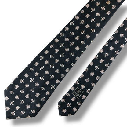 【7527】良品！シャネル　ネクタイ　ブラック系