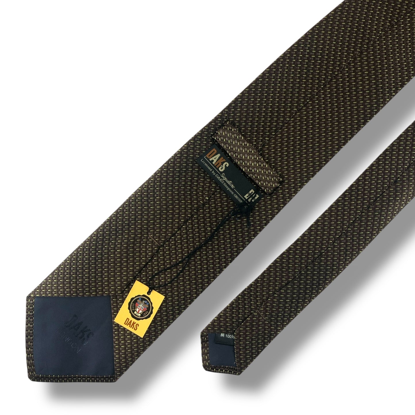 【7529】未使用保管品　ダックス　ネクタイ ブラウン系