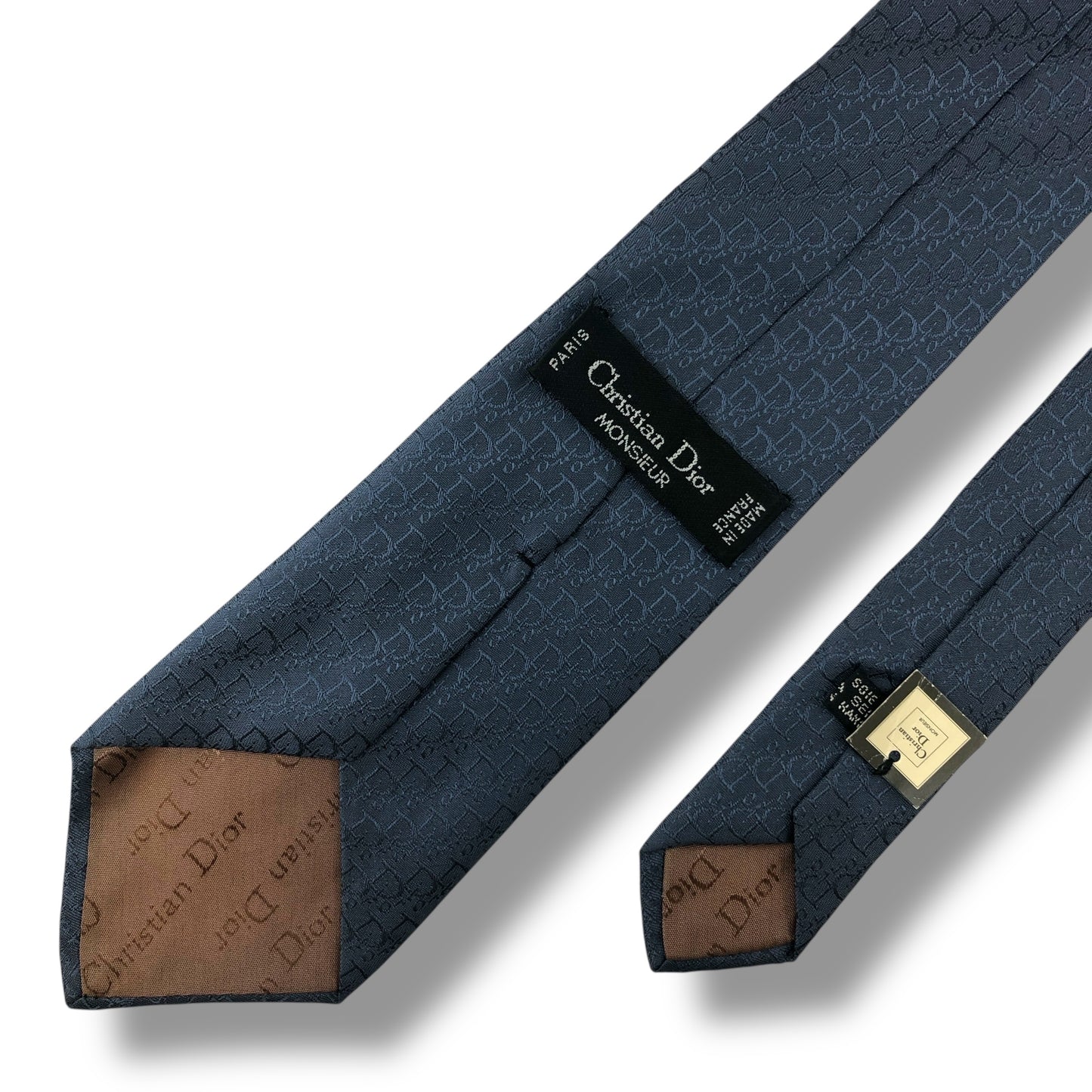 【7530】未使用保管品　クリスチャンディオール　ネクタイ 水色系