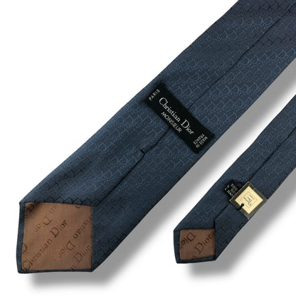 【7530】未使用保管品　クリスチャンディオール　ネクタイ 水色系