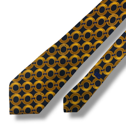 【7532】良品！セリーヌ　ネクタイ　ゴールド系