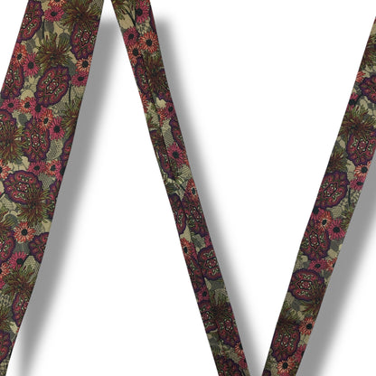 【7535】美品！クリスチャンディオール　ネクタイ　ベージュ系　花柄系