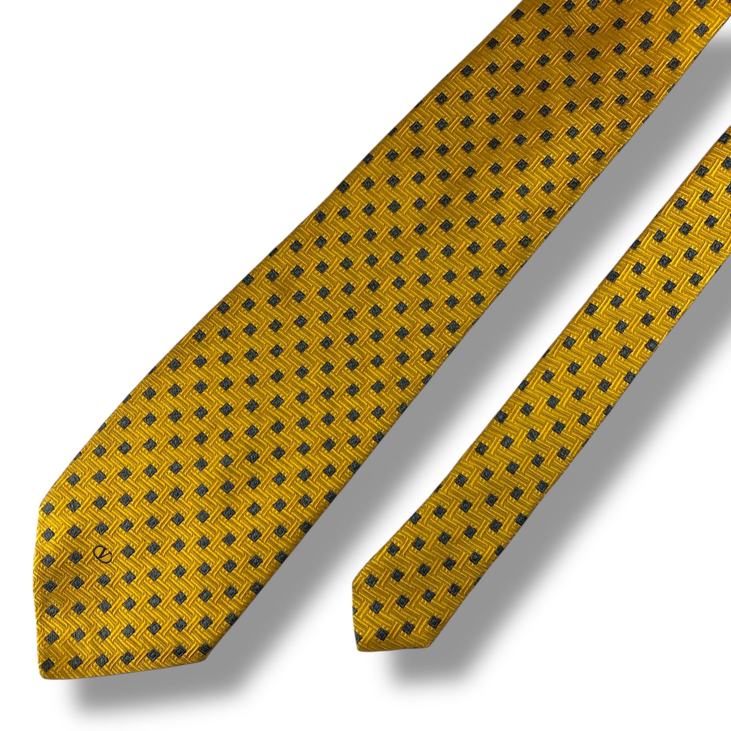 【7540】美品！ヴァレンティノ　ネクタイ　イエロー系