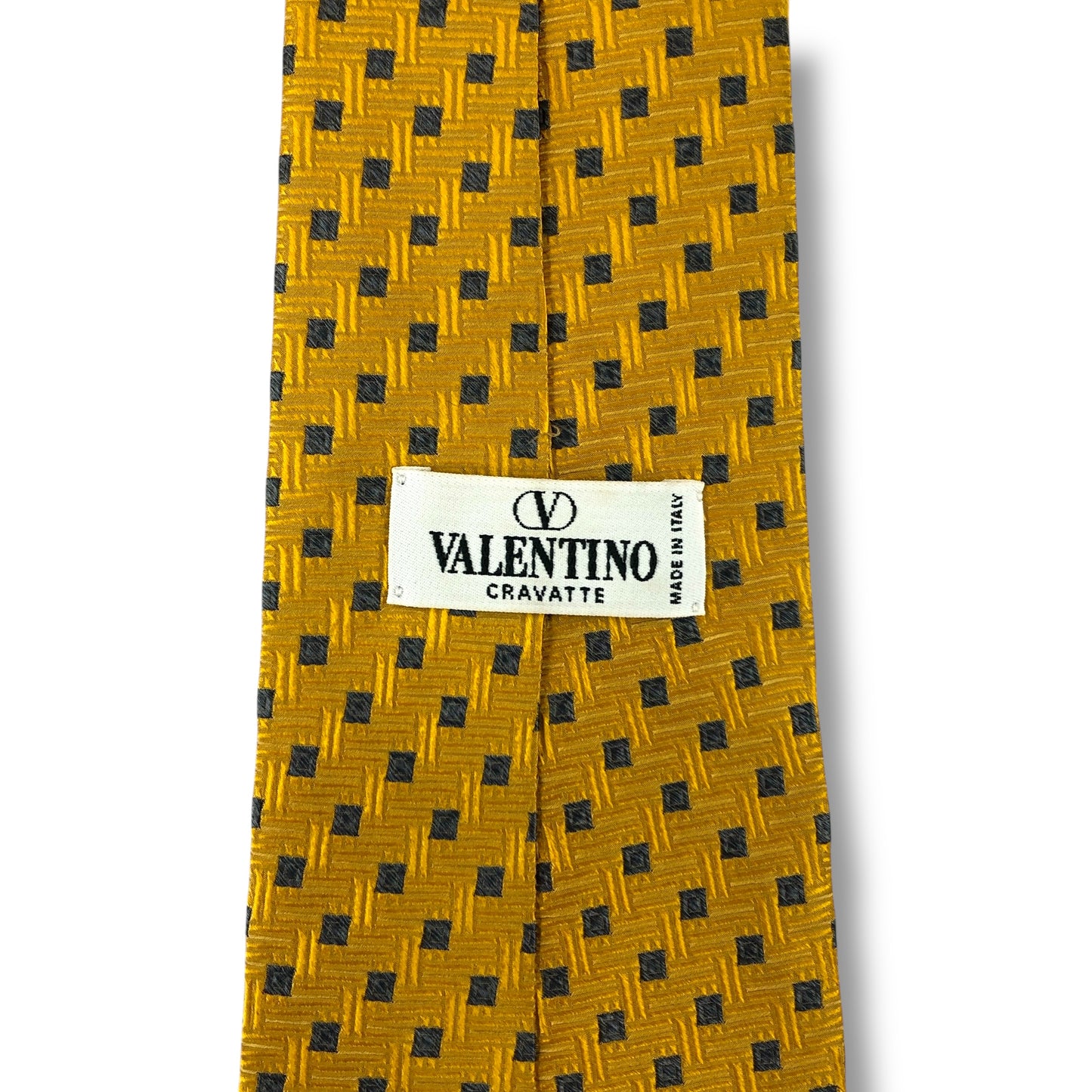 【7540】美品！ヴァレンティノ　ネクタイ　イエロー系