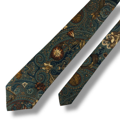 【7541】美品ー良品！クリスチャンディオール　ネクタイ　グリーン系