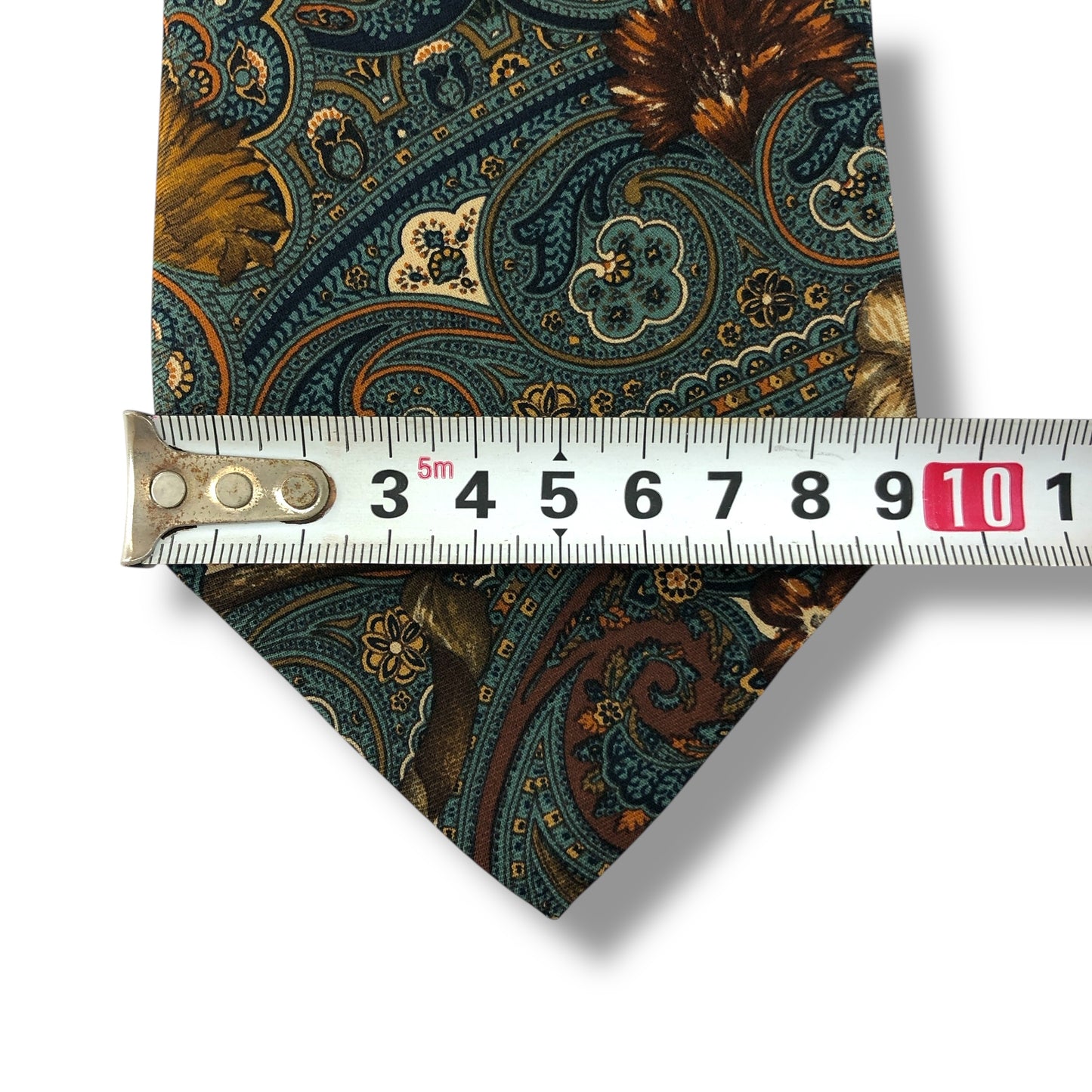 【7541】美品ー良品！クリスチャンディオール　ネクタイ　グリーン系