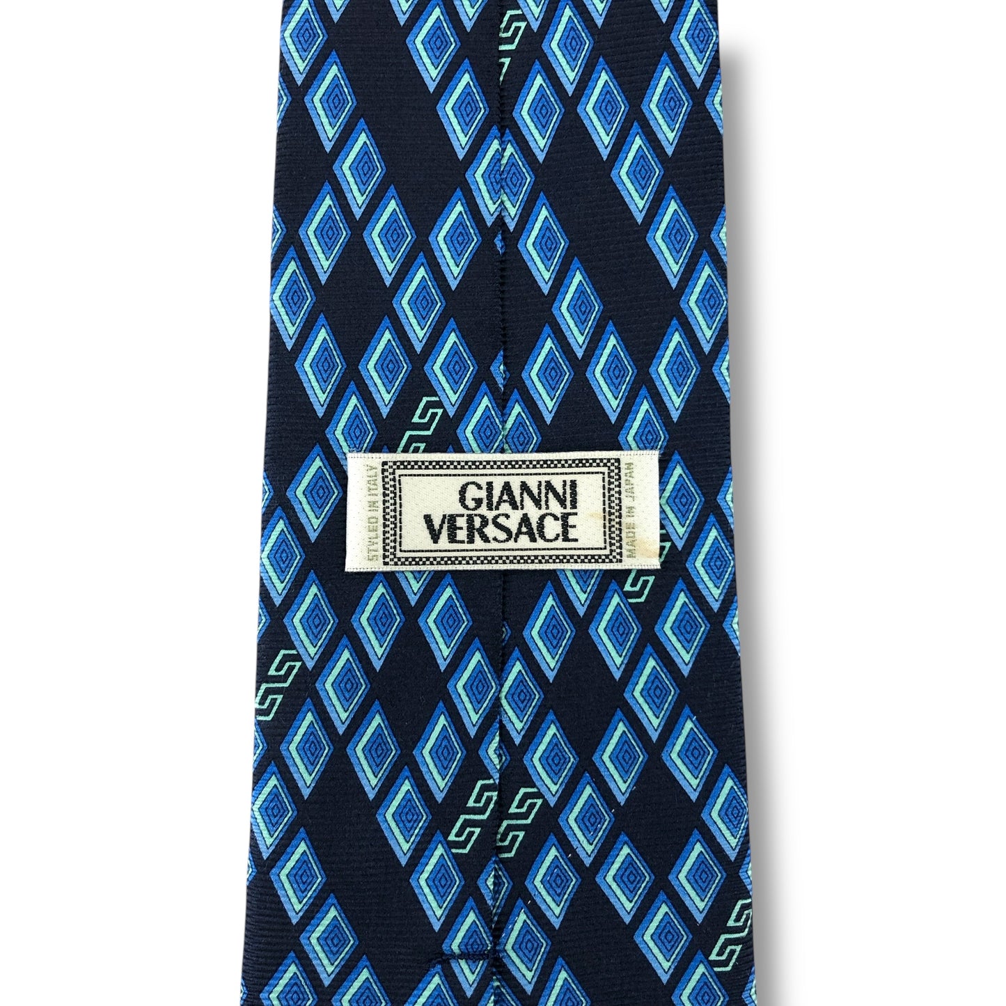 【7544】良品！ジャンニヴェルサーチ　ネクタイ　ブルー系