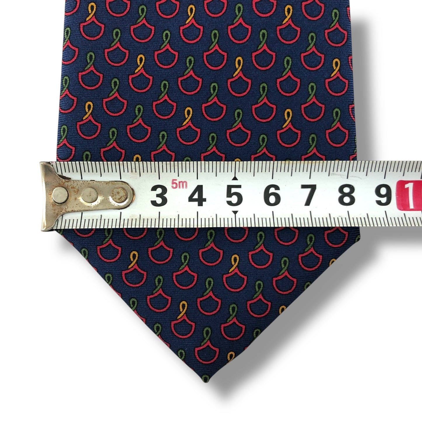 【7546】美品ー良品！グッチ　 ネクタイ　ネイビー系