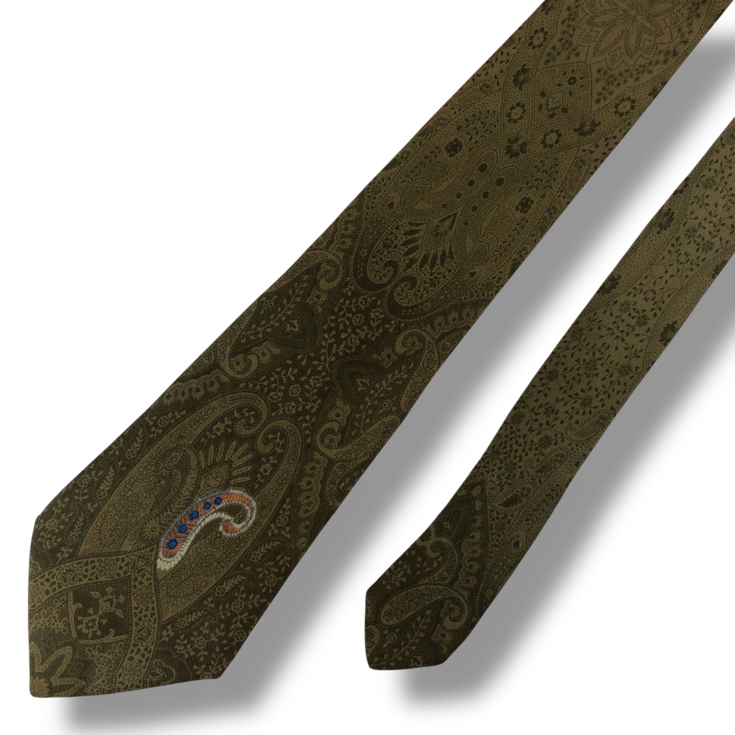 【7548】可品！ジャンニヴェルサーチ　ネクタイ　ブラウン系