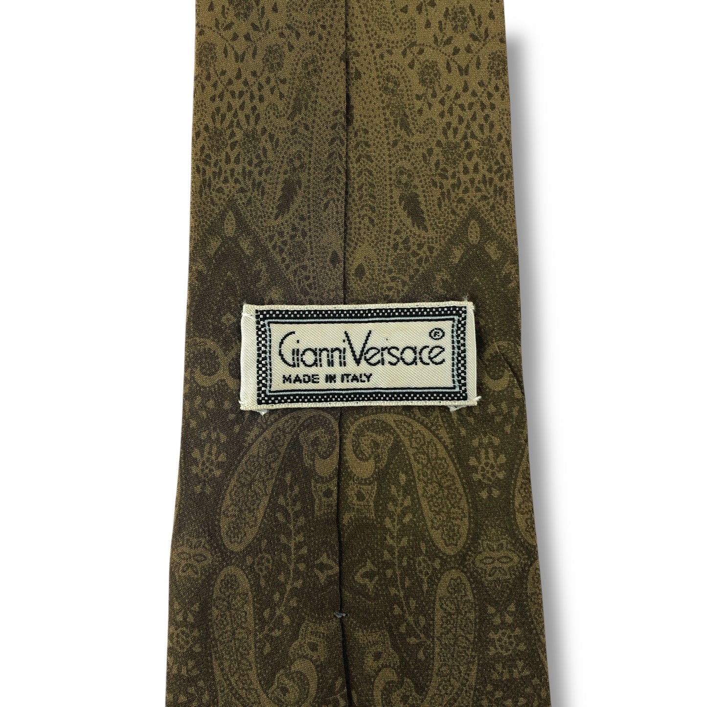 【7548】可品！ジャンニヴェルサーチ　ネクタイ　ブラウン系