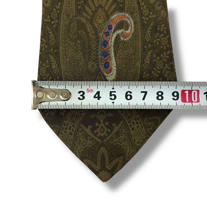 【7548】可品！ジャンニヴェルサーチ　ネクタイ　ブラウン系