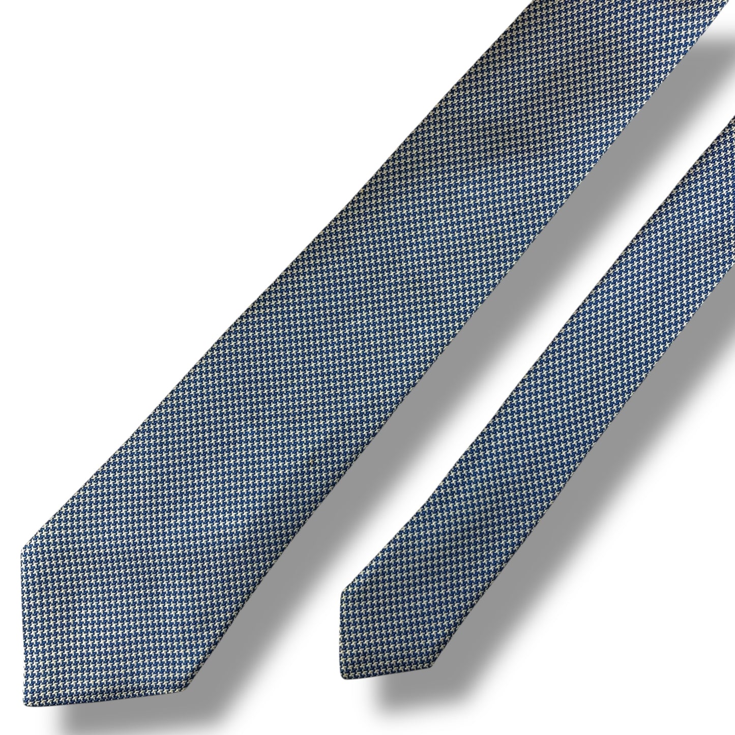 【7549】美品！エルメス　ネクタイ　水色系