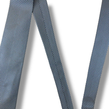 【7549】美品！エルメス　ネクタイ　水色系