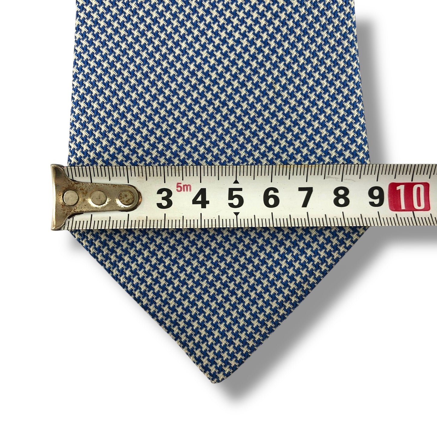 【7549】美品！エルメス　ネクタイ　水色系