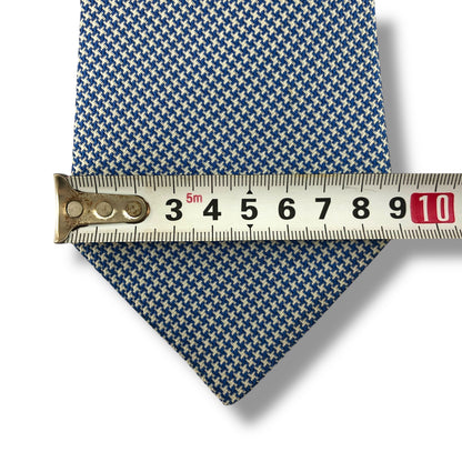 【7549】美品！エルメス　ネクタイ　水色系