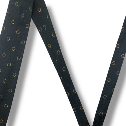 【7551】良品！バーバリー　ネクタイ　ブラック系