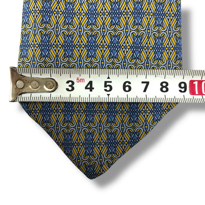 【7552】美品！エルメス　ネクタイ　水色系