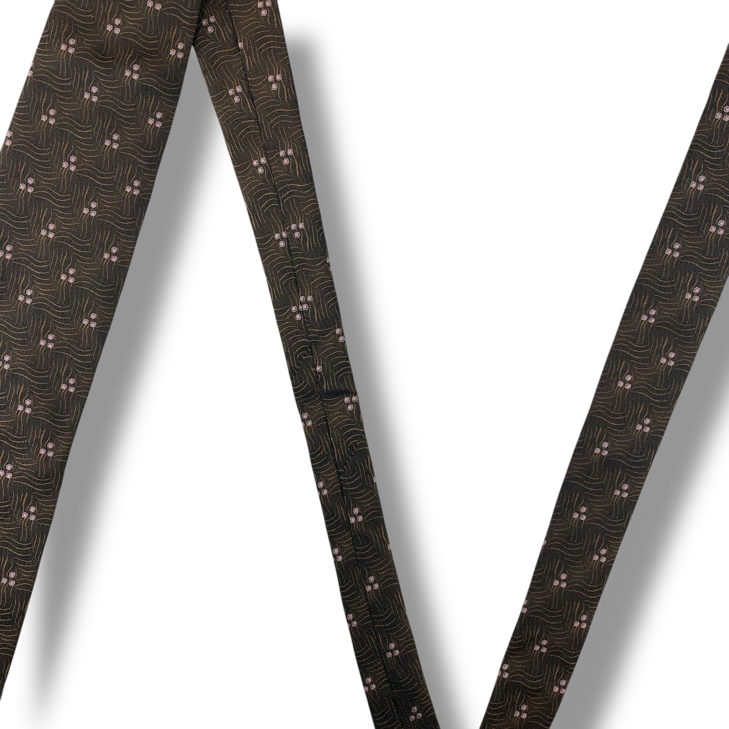 【7555】美品！クリスチャンディオール　ネクタイ　ブラウン系