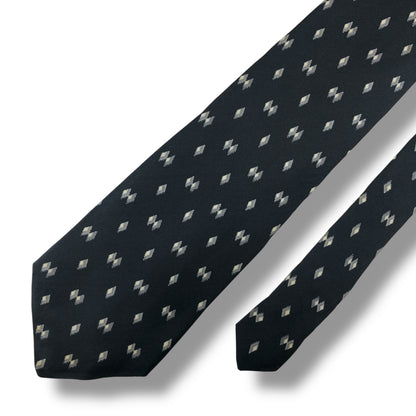 【7556】美品！シャルルジョルダン　ネクタイ　ブラック系