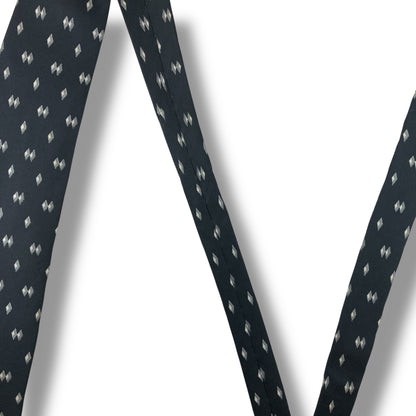 【7556】美品！シャルルジョルダン　ネクタイ　ブラック系