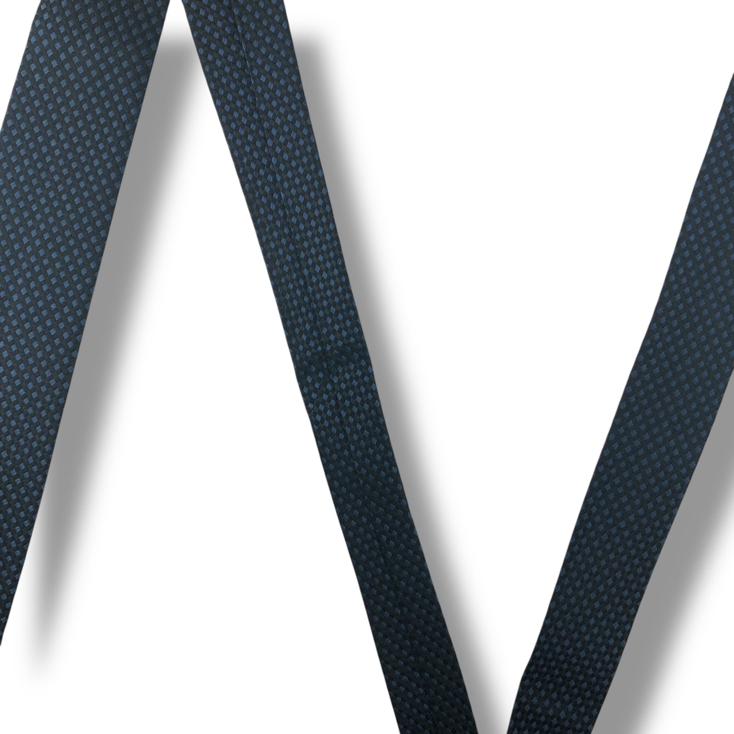 【7558】良品！ドミニクフランス　ネクタイ　ネイビー系