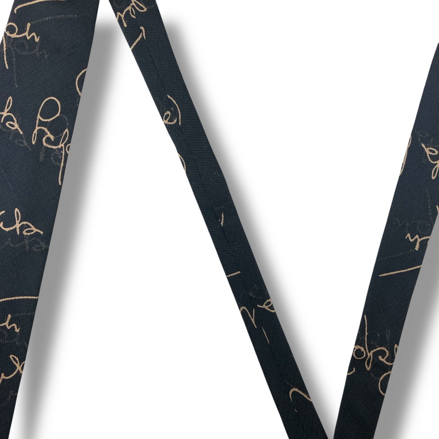 【7560】美品！ミラショーン　ネクタイ　ブラック系