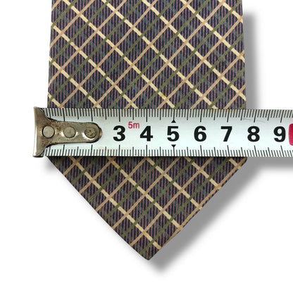 【7561】良品！アクアスキュータム　ネクタイ　ピンク系