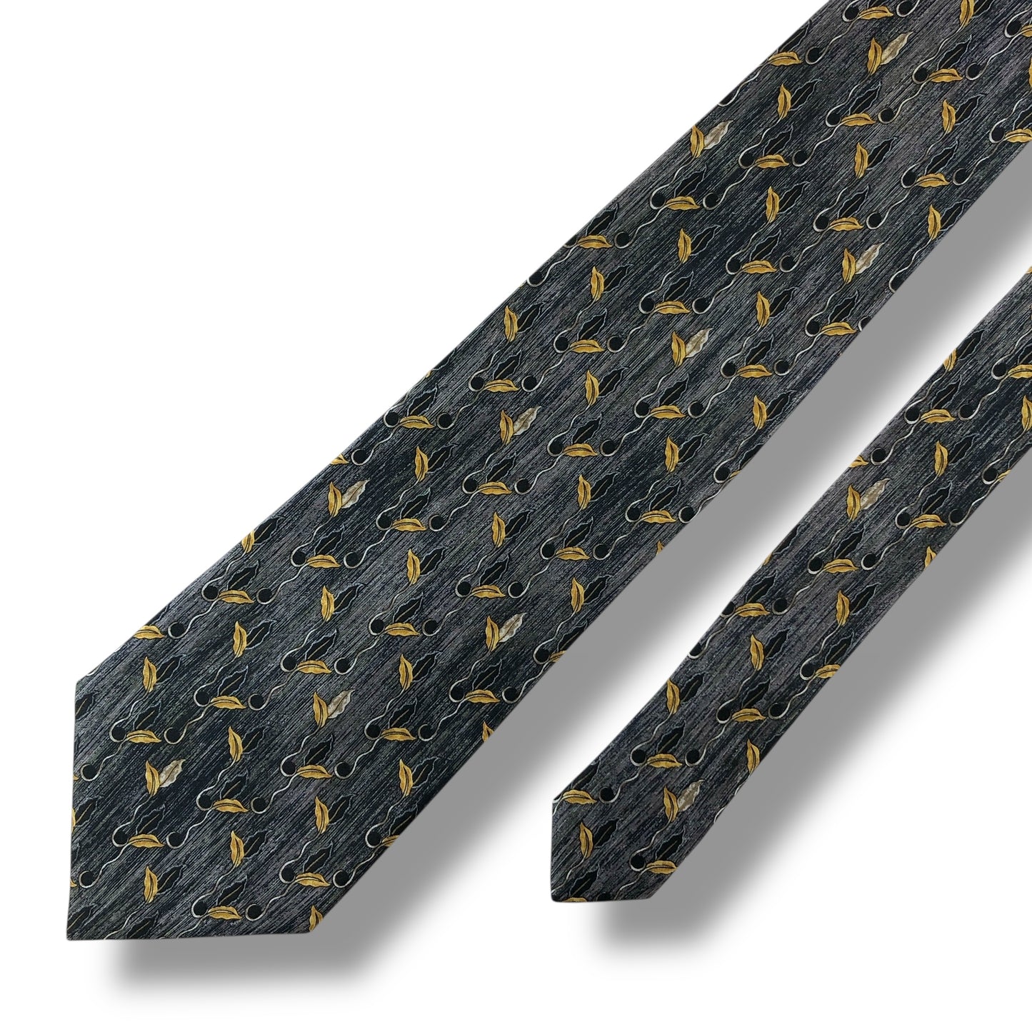 【7564】美品！ランバン　ネクタイ　グレー系