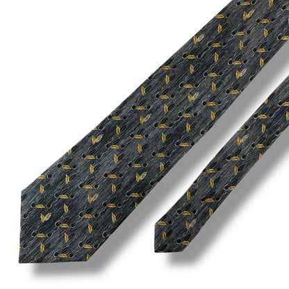 【7564】美品！ランバン　ネクタイ　グレー系