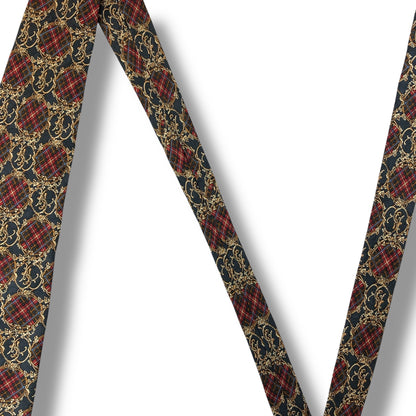 【7568】良品！クリスチャンディオール　ネクタイ　ネイビー系