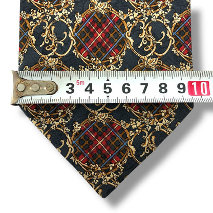 【7568】良品！クリスチャンディオール　ネクタイ　ネイビー系