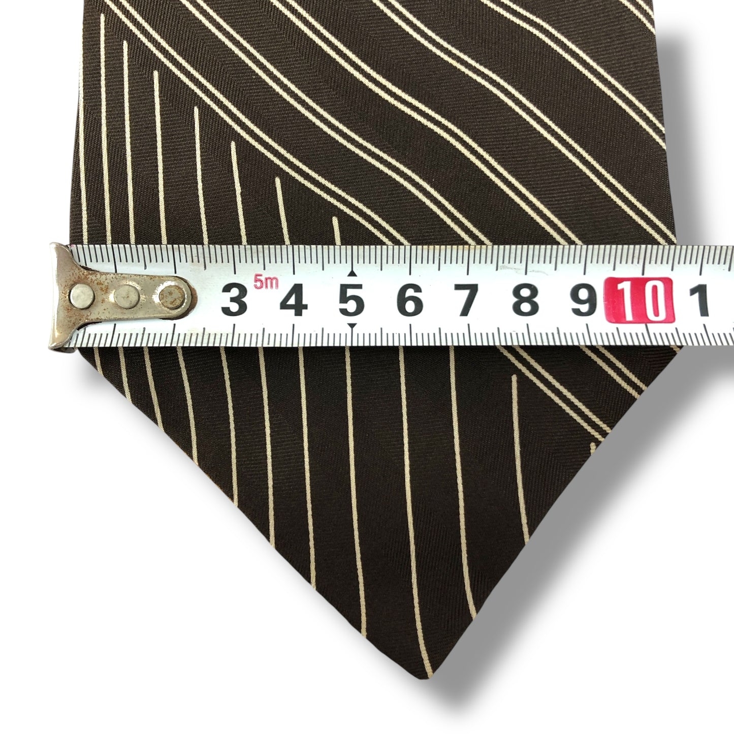 【7572】良品！クリスチャンディオール　ネクタイ　ブラウン系