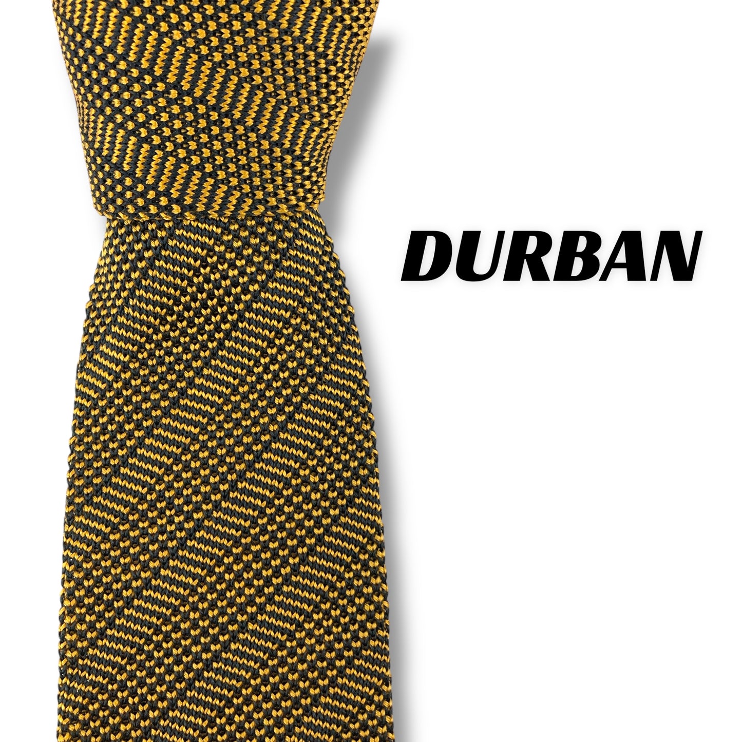 【7574】良品！ダーバン　ネクタイ　ブラウン系