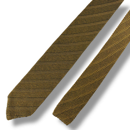 【7574】良品！ダーバン　ネクタイ　ブラウン系