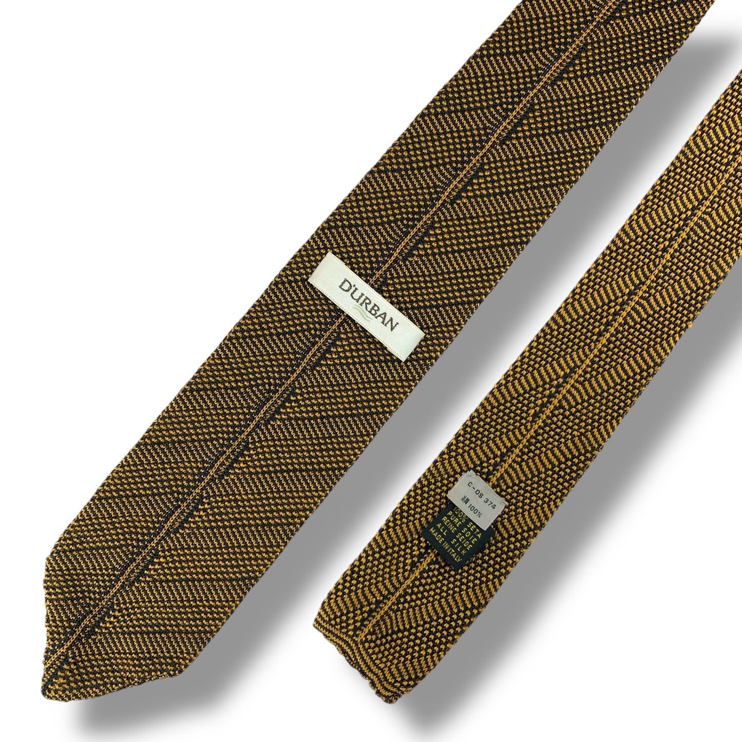 【7574】良品！ダーバン　ネクタイ　ブラウン系