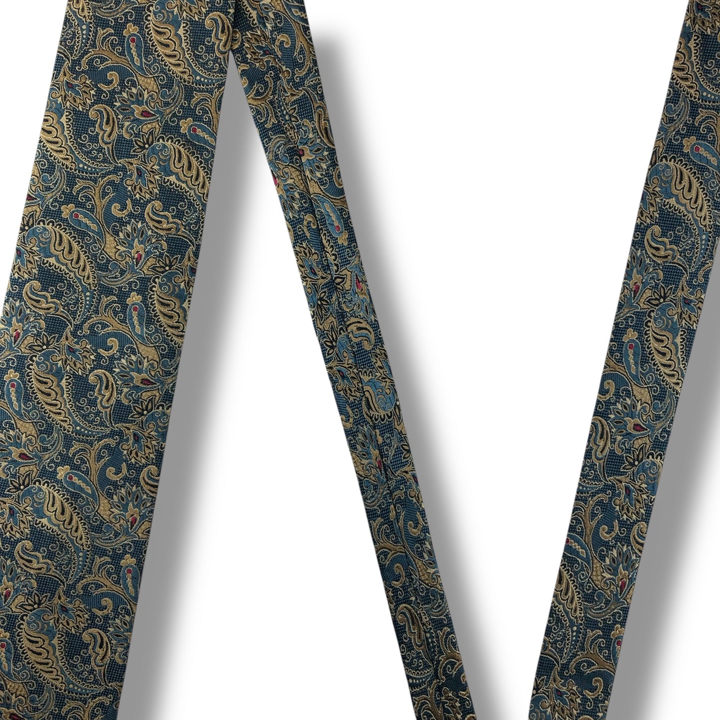 【7587】美品！ジャンニヴェルサーチ　ネクタイ　水色系