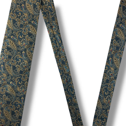 【7587】美品！ジャンニヴェルサーチ　ネクタイ　水色系