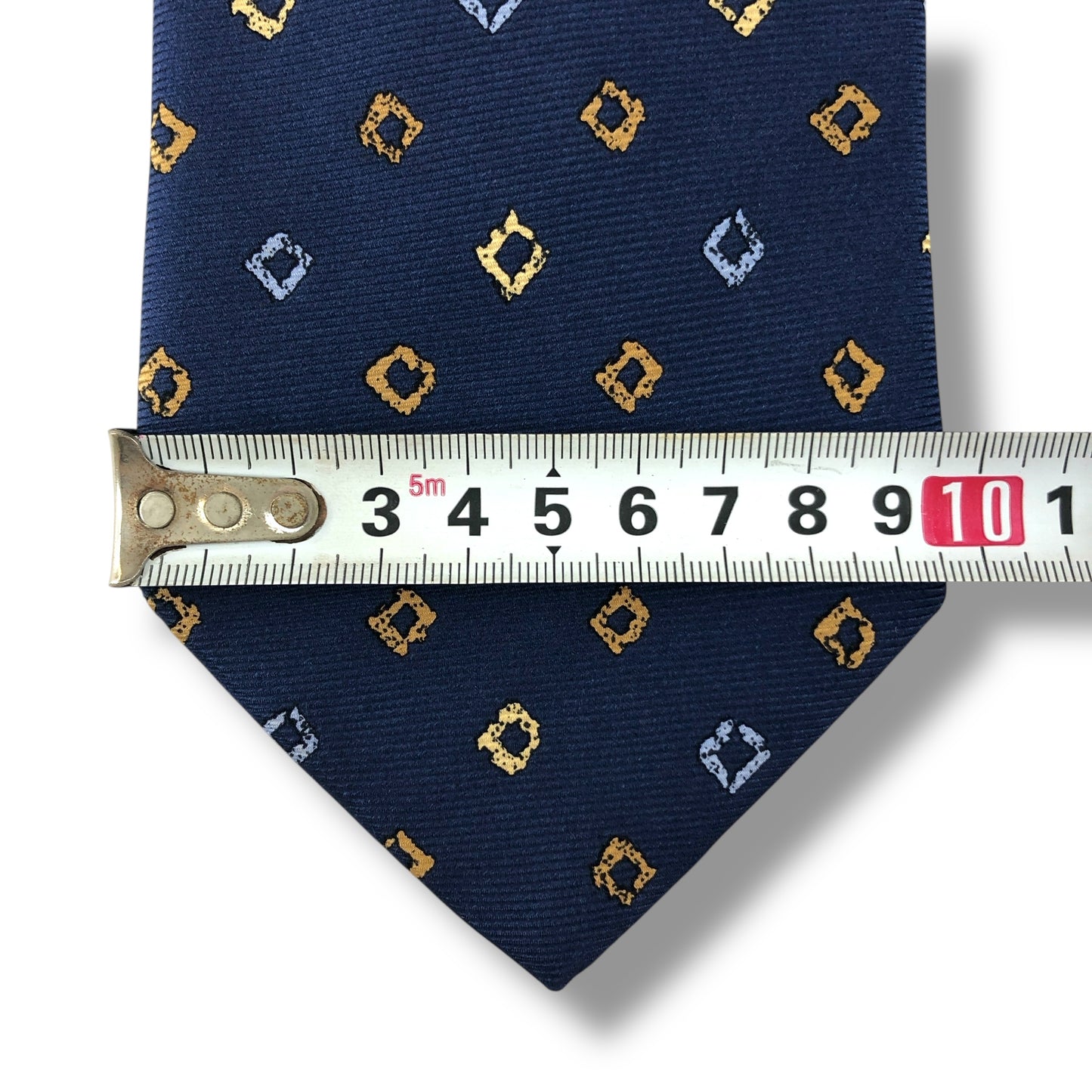 【7589】良品！ジャンニヴェルサーチ　ネクタイ　ネイビー系