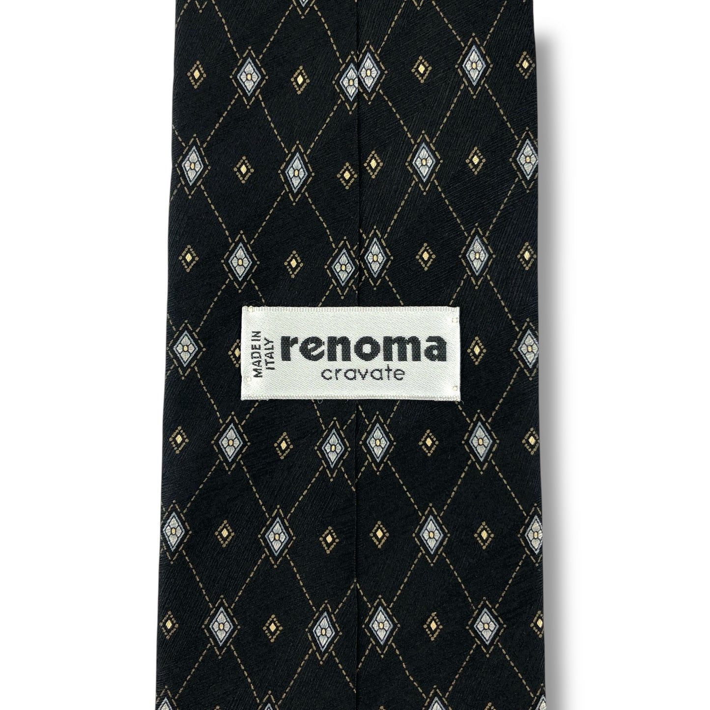 【7592】美品！レノマ　ネクタイ　ブラック系