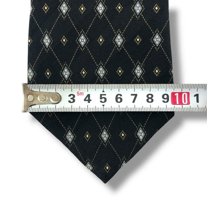 【7592】美品！レノマ　ネクタイ　ブラック系