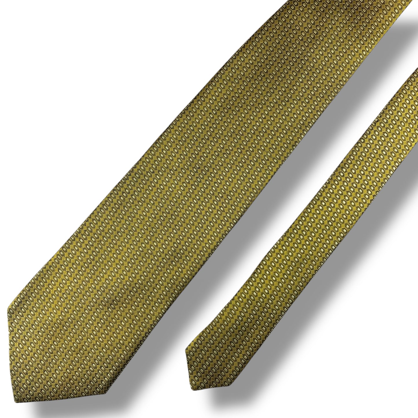 【7594】美品！タケオキクチ　ネクタイ　ゴールド系