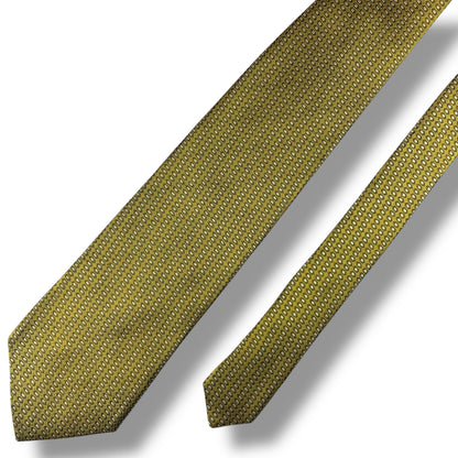 【7594】美品！タケオキクチ　ネクタイ　ゴールド系