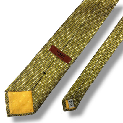 【7594】美品！タケオキクチ　ネクタイ　ゴールド系