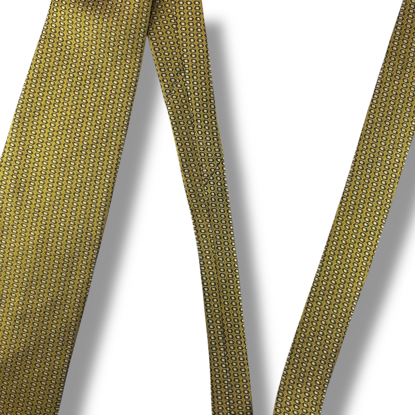 【7594】美品！タケオキクチ　ネクタイ　ゴールド系