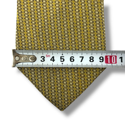 【7594】美品！タケオキクチ　ネクタイ　ゴールド系