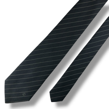 【7595】美品！ダンヒル　ネクタイ　ブラック系