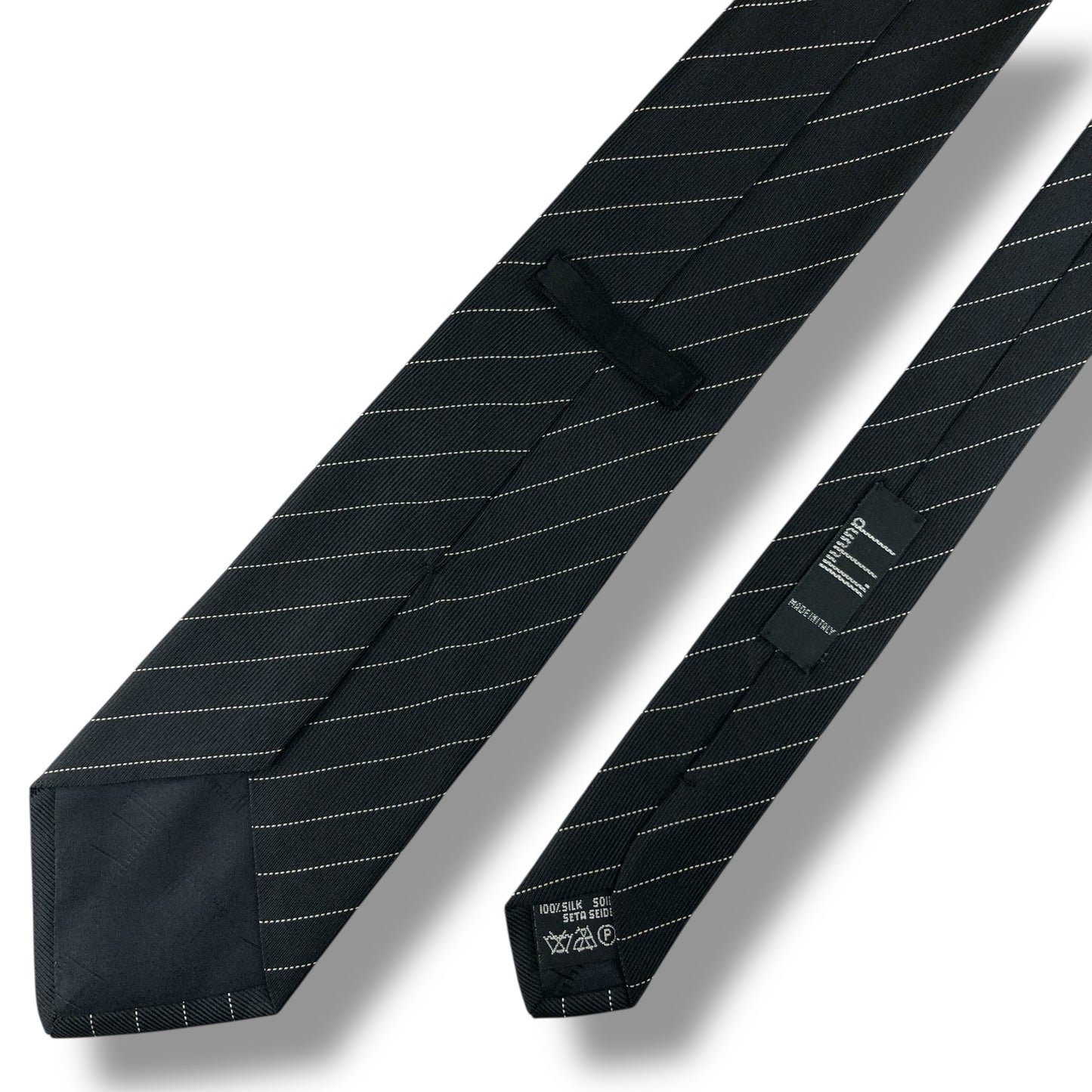 【7595】美品！ダンヒル　ネクタイ　ブラック系