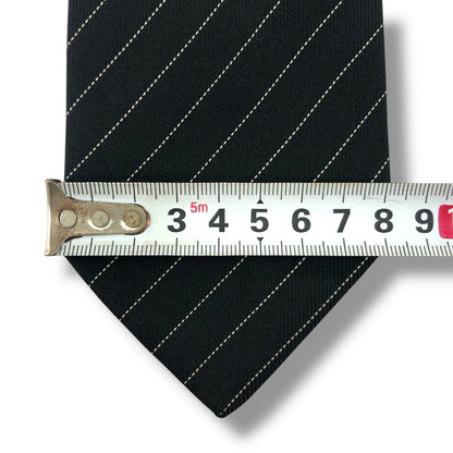 【7595】美品！ダンヒル　ネクタイ　ブラック系